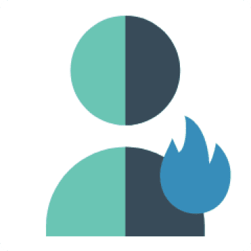 pocit pálení, stav kůže, pochopení příznaků GPP, popáleniny, Act4GPP